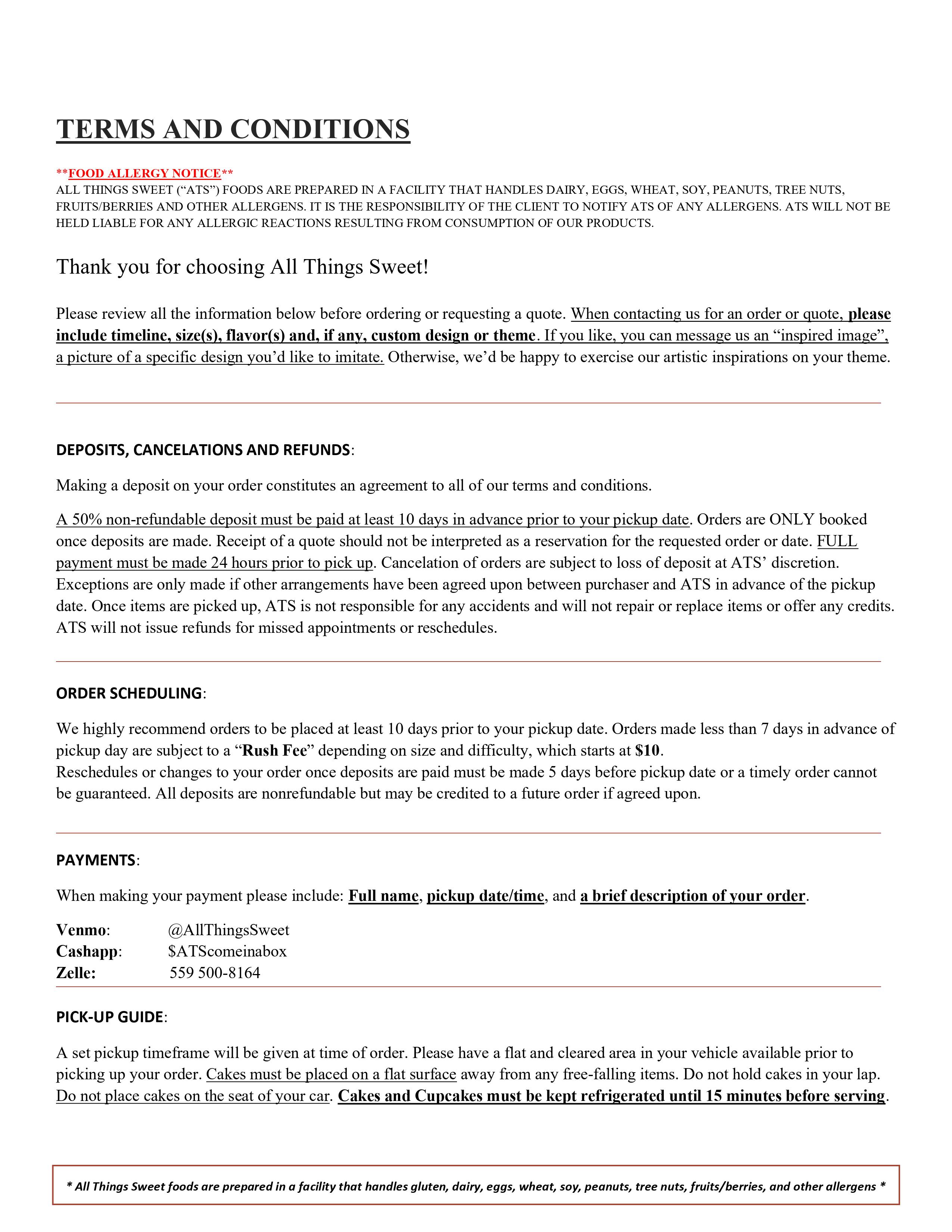 Menu page 1